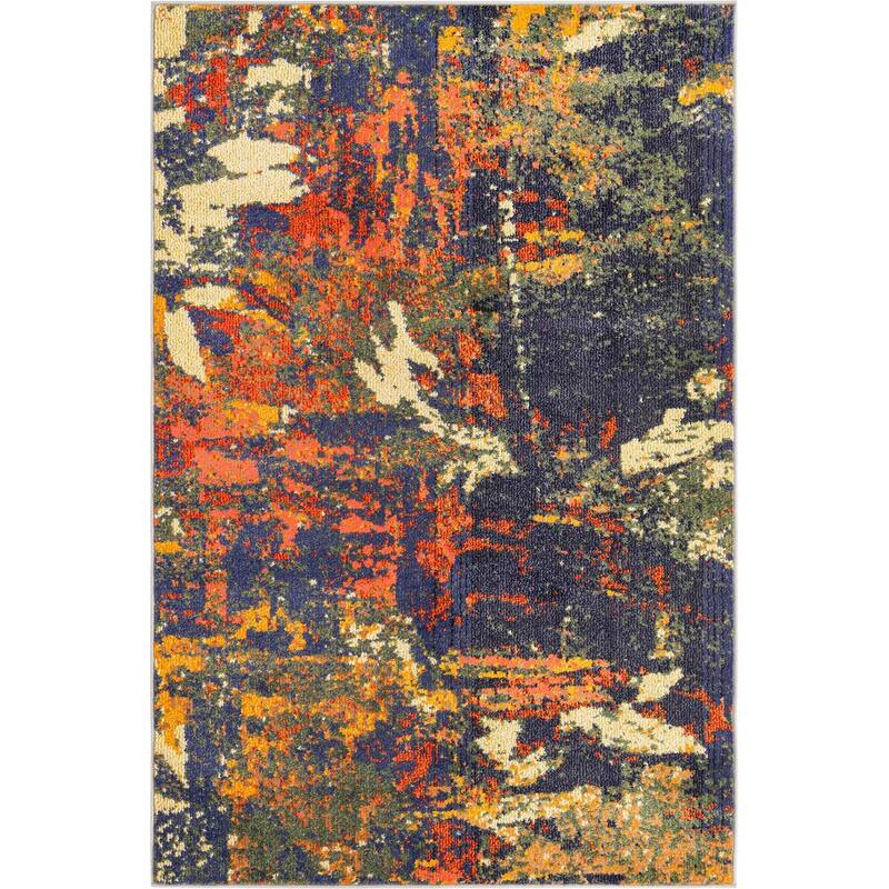 Contemporary Cleley Collection Area Rug