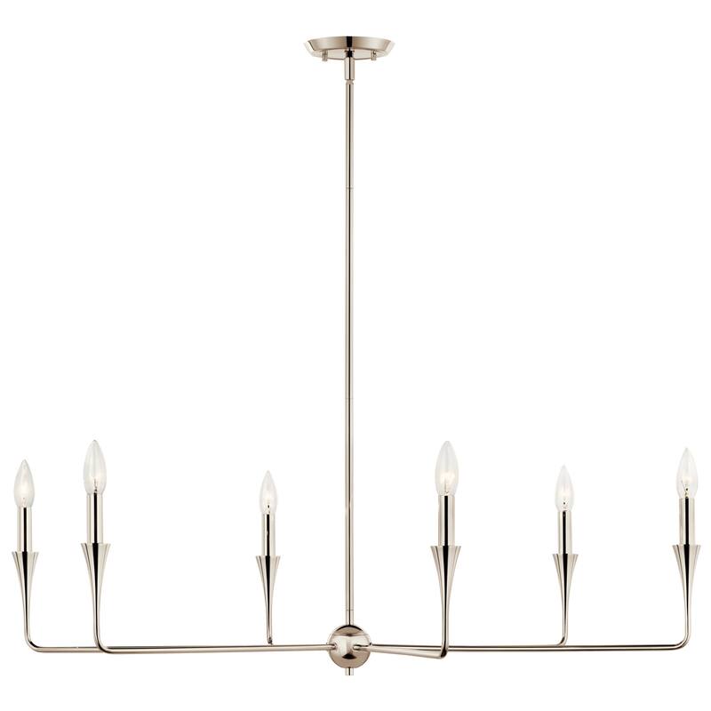 Kichler 52690 Alvaro 6 Light 41" Wide Taper Candle Style Chandelier