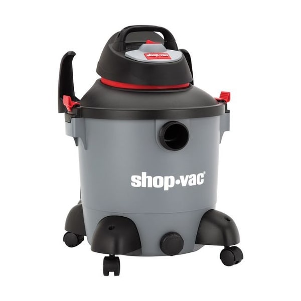 Shop-Vac 8 gal. Corded Wet/Dry Vacuum 9.8 amps 120 volt 4 hp Gray 14 lb.. Opens flyout.