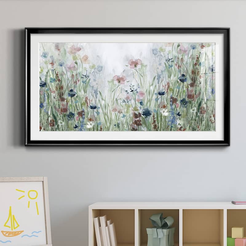 Wildflower Fields- Premium Gallery Framed Print - Ready to Hang
