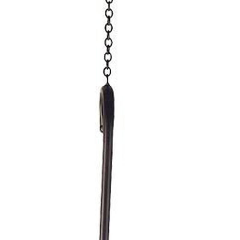 31" Black Distressed Woven Metal Lantern Candle Holder