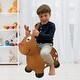 preview thumbnail 28 of 41, BounceZiez Inflatable Bouncy Ride-On Hopper with Pump Reindeer