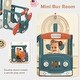 preview thumbnail 73 of 74, Freestanding Bus Toy with Slide and Swing - Indoor and Outdoor Playset for Toddlers with Basketball Hoop