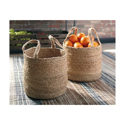 Brayton Basket - Set of 2 - 14" W x 14" D x 11" H ; 12" W x 12" D x 10" H