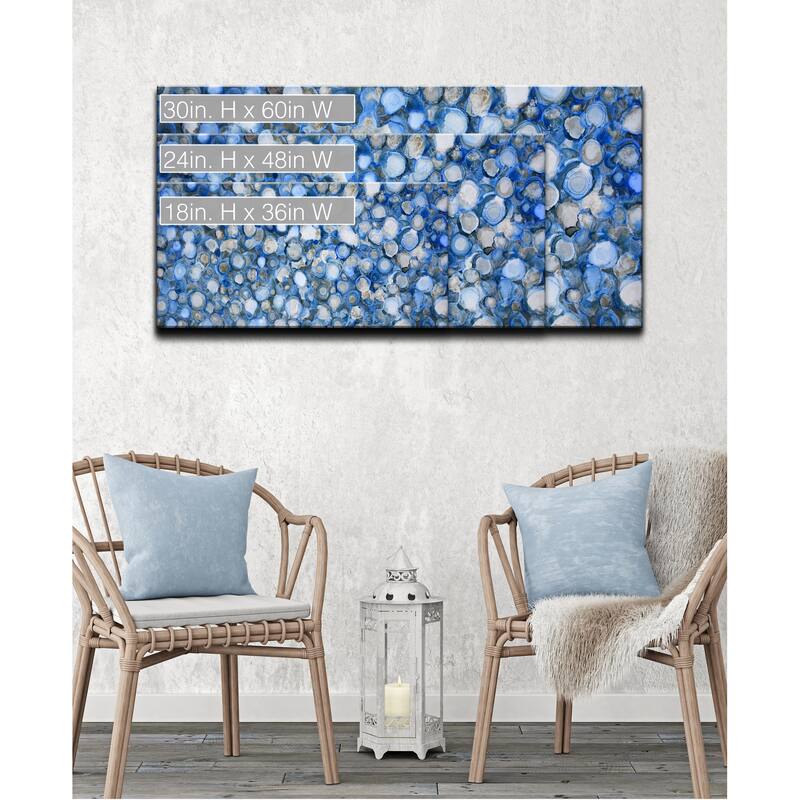 'Arctic River Stones' Wrapped Canvas Wall Art by Norman Wyatt Jr.