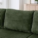 preview thumbnail 25 of 45, U shape Modular Sectional Sofa, Compressed Sectional Sofa Modern Minimalist Style Corduroy Couch