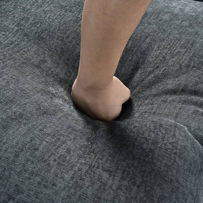 L-Shaped Modular Sectional Sofa, Comfy Upholstered 5 Seater Sofa, Corner Sofa with Hidden Storage Compartments