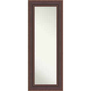Moab Non-Beveled Framed Full-Length On the Door Mirror - Moab Brown Bronze - 22 x 56 in