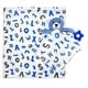 preview thumbnail 1 of 10, Baby Boys and Baby Girls Blanket and Matching Soothing Nunu Blue/White