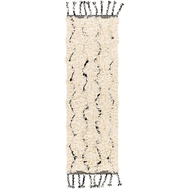 Artistic Weavers Ellison Shaggy Boho Handmade Wool Area Rug