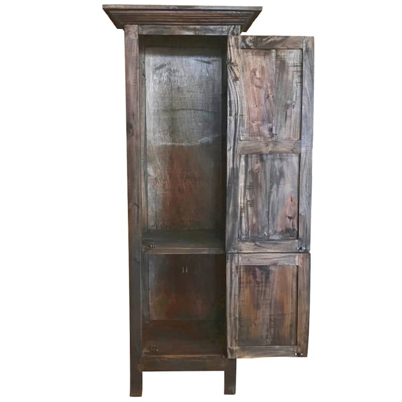 2-Doors Raftwood Accent Cabinet - 55" - Brown