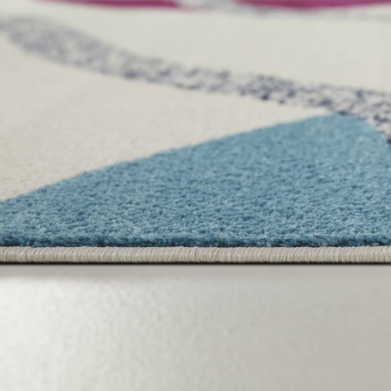 Evergood Modern Abstract Area Rug