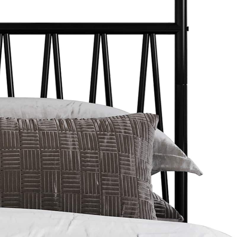Clayfell Dallas Metal Canopy Bed