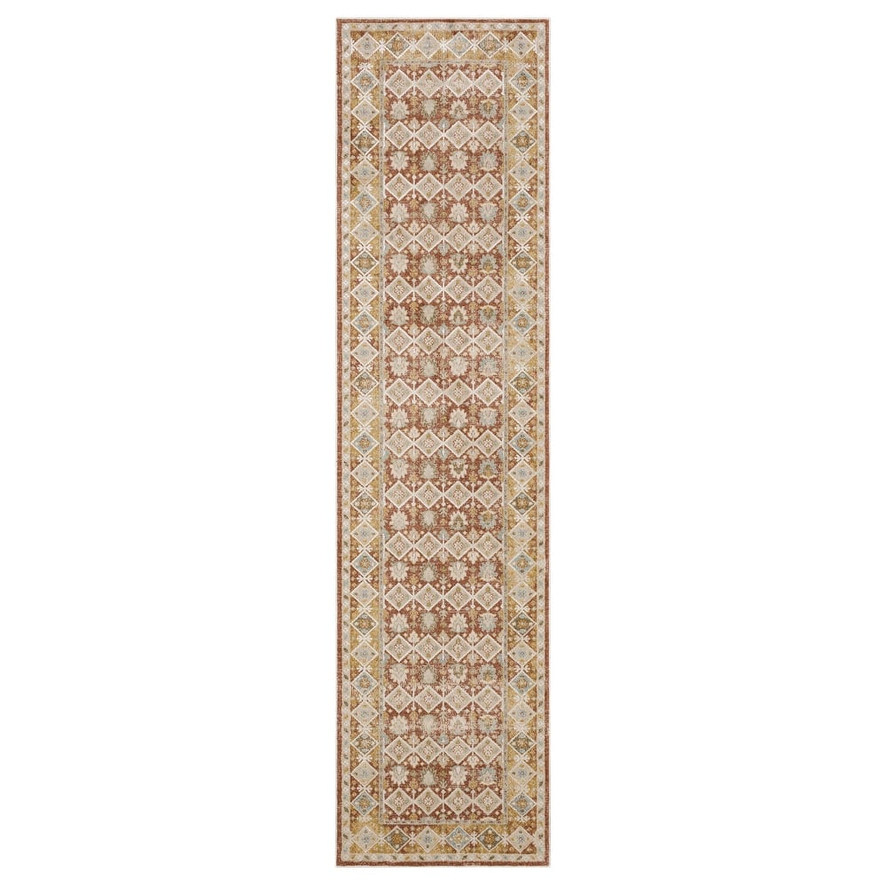 Karastan Staveley Terracotta Ornamental Area Rug