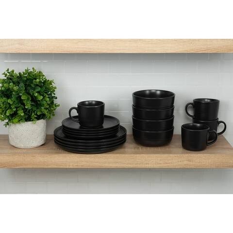16 Piece Stoneware Dinnerware Set