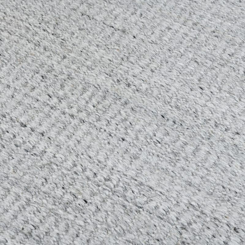 Lineage Silver Heathered Hand-Woven Area Rug 2' x 3'