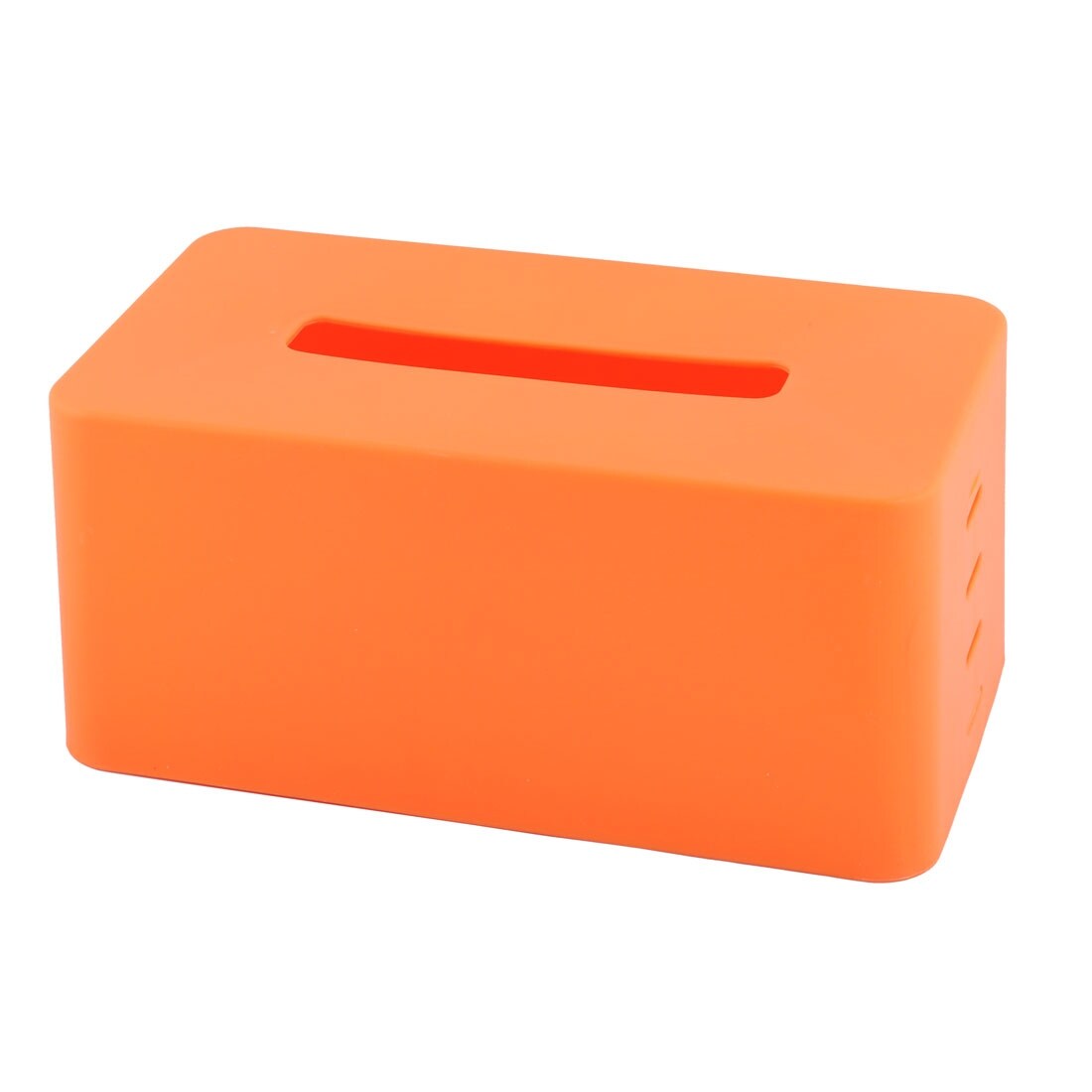 orange tissue box holder