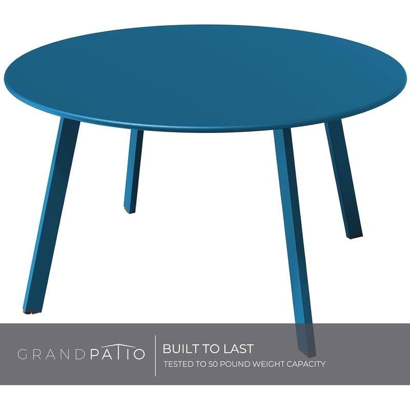 18" or 28" Round Outdoor Side Table End Table Coffee Table