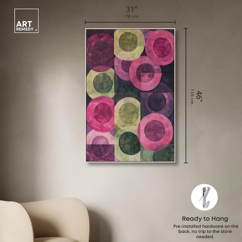 Orbital Pattern Canvas by Art Remedy
