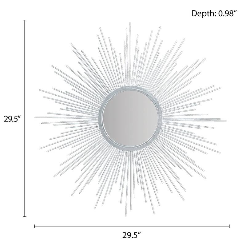Madison Park Fiore Sunburst Wall Decor Mirror