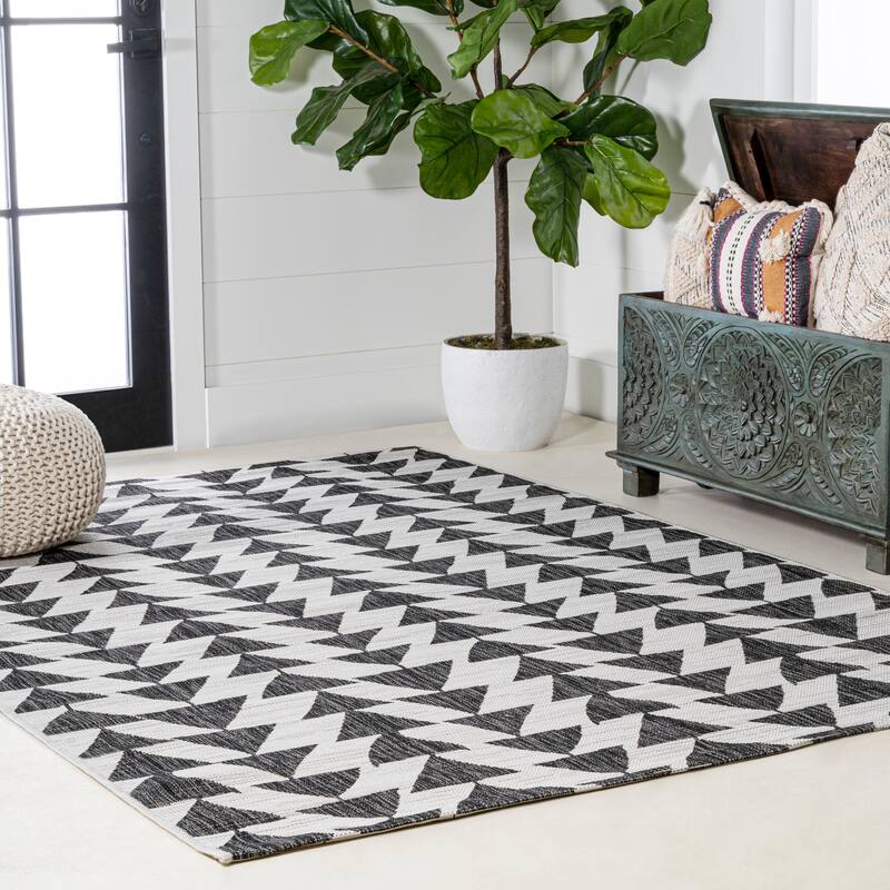 JONATHAN Y Marokko Modern Tribal Geometric Indoor/Outdoor Area Rug