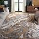 preview thumbnail 7 of 84, SAFAVIEH Horizon Shag Mukades Abstract 2.5-inch Thick Rug