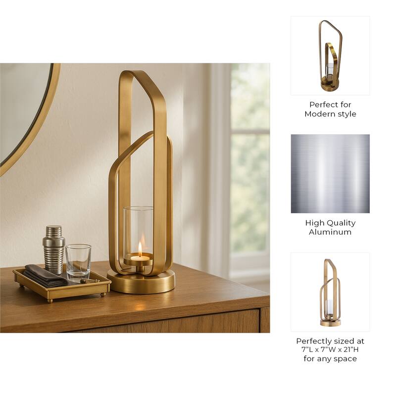 Candle Holder - Metal Stylish Hurricane