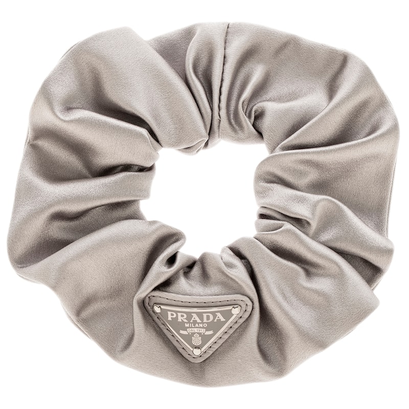 Prada Scrunchie - Pearl Grey