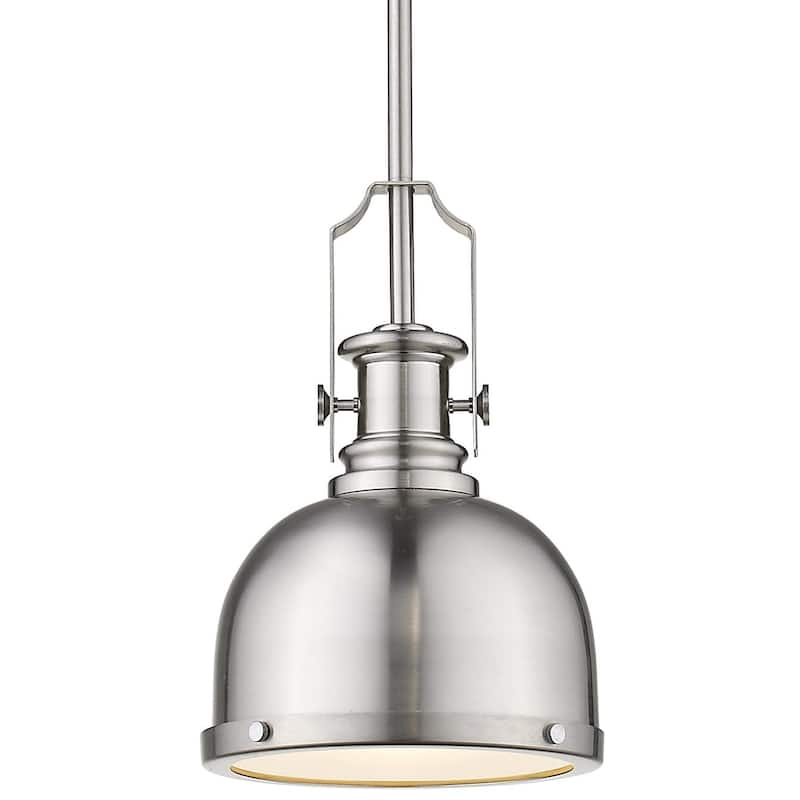 Bellevue Agnes 8" Wide Mini Pendant - Brushed Nickel