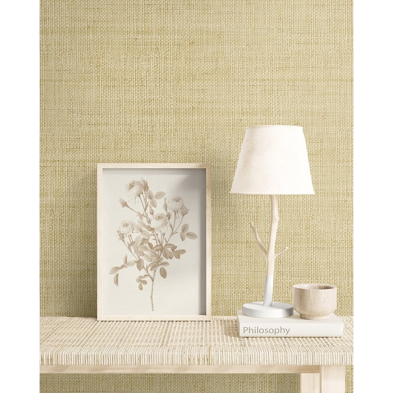 Seabrook Designs Wild Bind Embossed Vinyl Unpasted Wallpaper