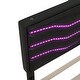 preview thumbnail 21 of 30, Queen Size Upholstered Storage Platform Bed with LED