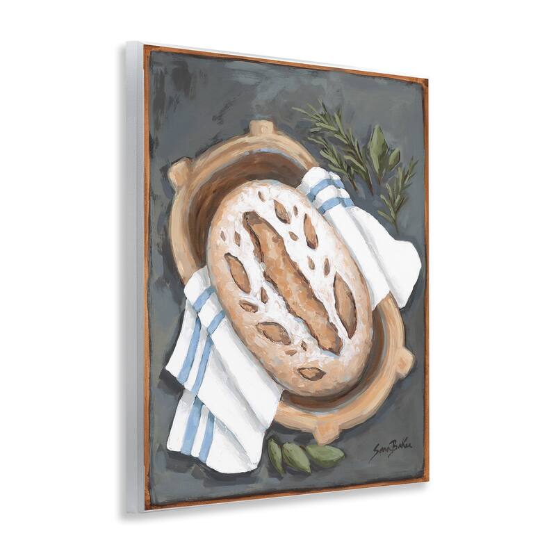 Stupell Bread Baking Basket Wall Plaque Art Design By Sara Baker