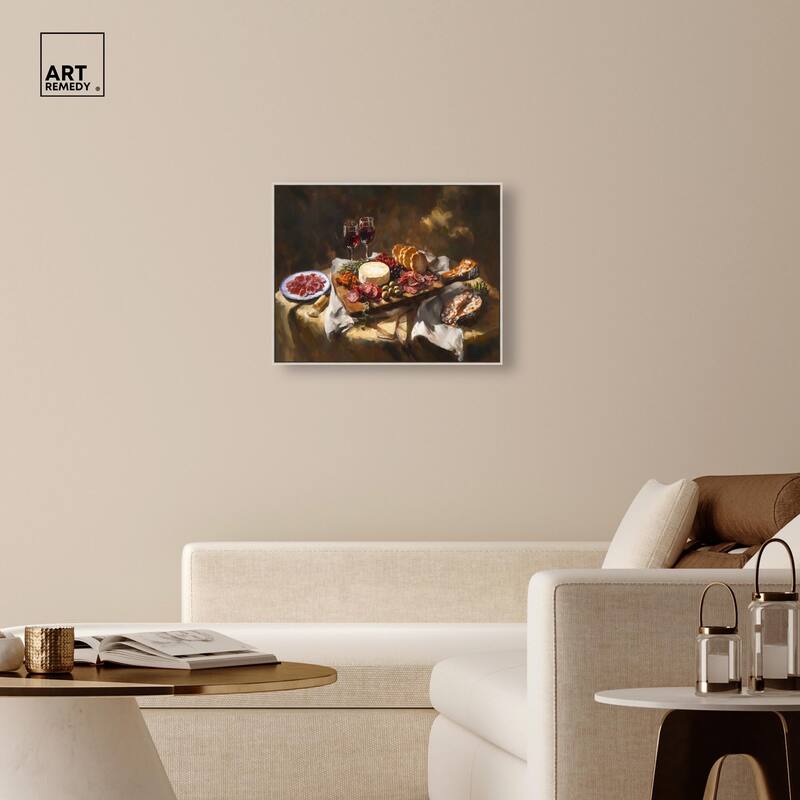 Art of Charcuterie Canvas by Art Remedy