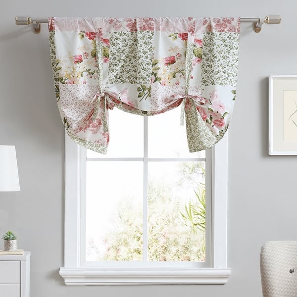 Plaid Pattern 3 Pcs Window Curtain Tier and Valance Set, Half Short Window Curtains 2 Tiers 27.5x24in & 1 Valance 54x18in for Kitchen Bathroom, Red and White Lattice