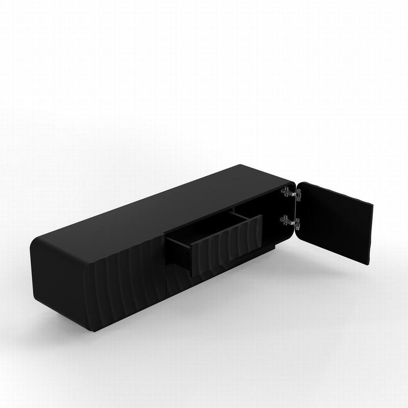 Modern 58-Inch TV Stand for TVs up to 65", Media TV Console With Storage for Living Room or Bedroom