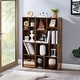 preview thumbnail 11 of 34, VECELO Set of 2 Open Bookshelf Set 4-Tier Five Irregular Cube Bookcase Multipurpose Storage Organizer for Small Spaces