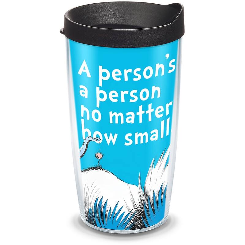 Tervis Dr. Seuss Horton A Person Made in USA Double Walled Insulated Travel Tumbler, Classic - 16oz