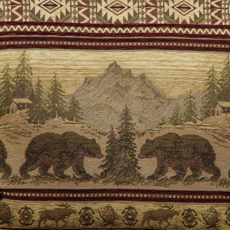 Hickory Log Footstool