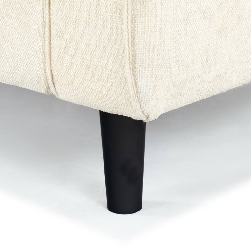 SAFAVIEH Couture Kalyna 3.5-Seater Sofa - 96"W x 33"D x 33"H