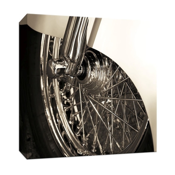 PTM Images 9-147130 PTM Canvas Collection 12" x 12" - "The Classics" Giclee Motorcycles Art Print on Canvas