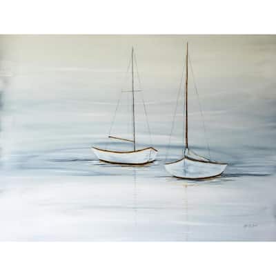 Two Sails At Rest Art Poster - Print On Demand