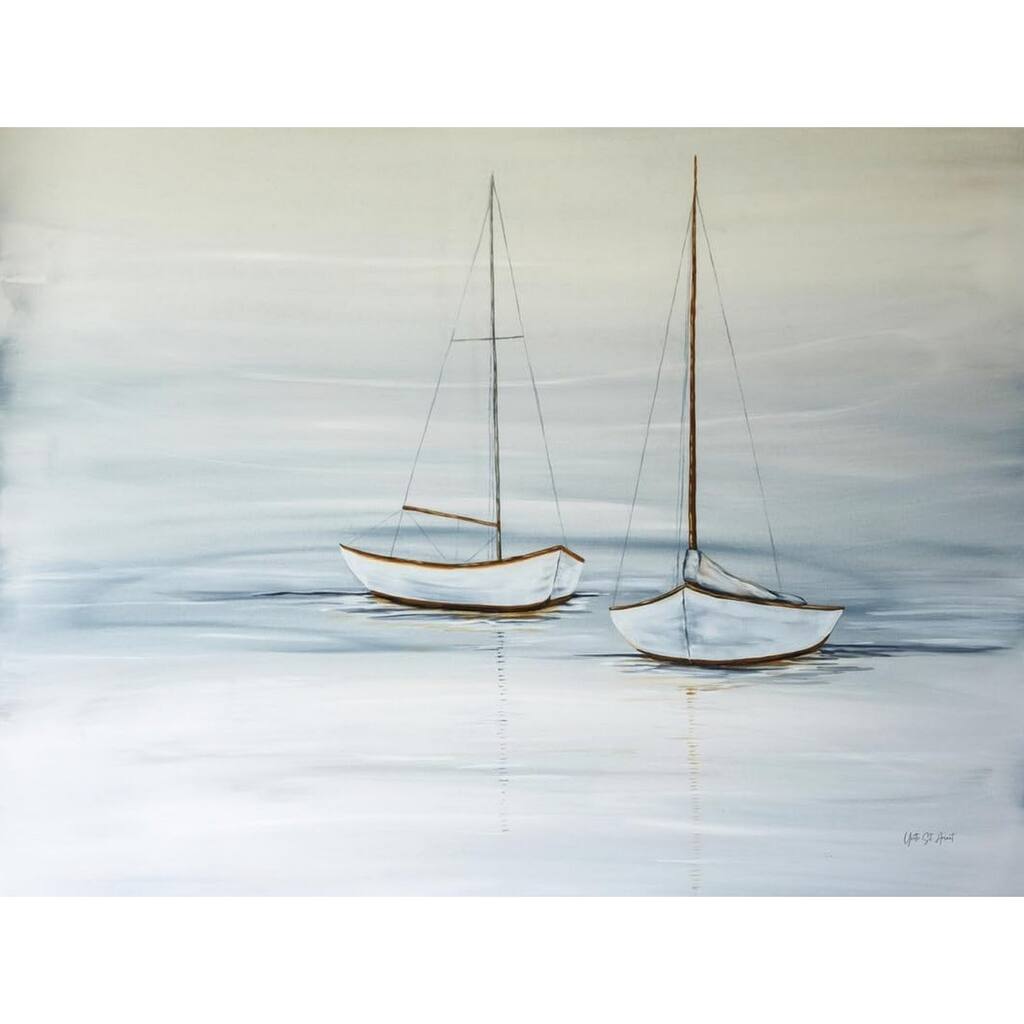 Two Sails At Rest Art Poster - Print On Demand