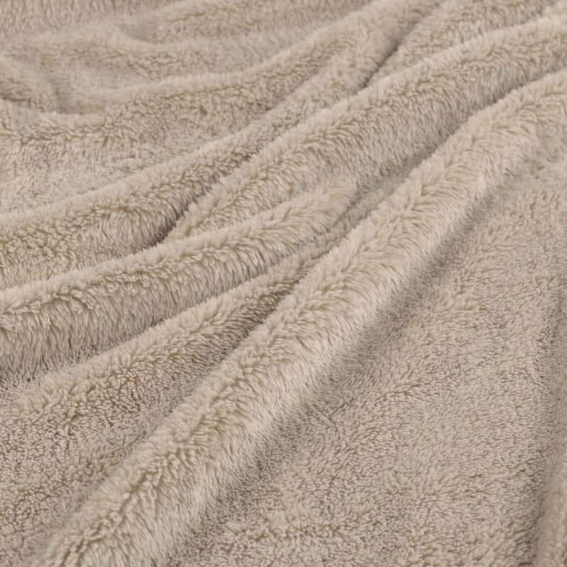 Superior Solid Fluffy Fleece Blanket, Plush and All Season