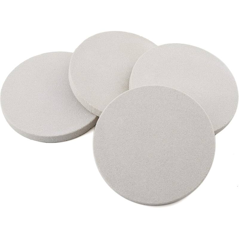 Sandstone Coasters, 4 inch round, Plain Natural
