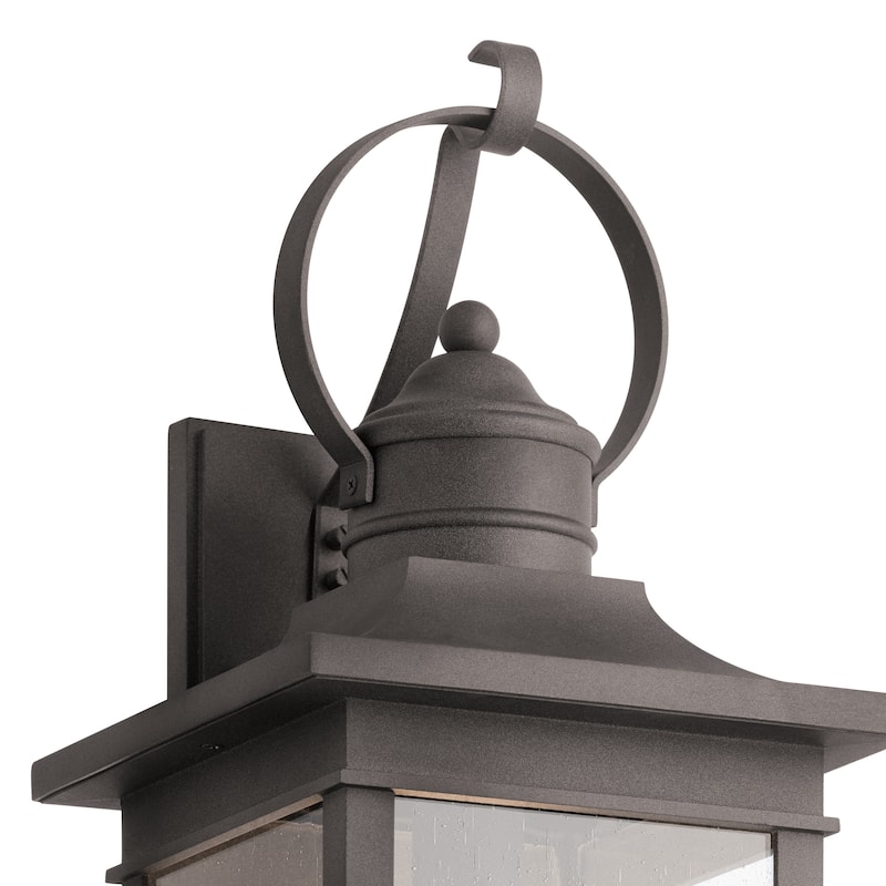 Kichler Lighting Grand Ridge 20-in 1-Light Weathered Zinc Outdoor Wall Light