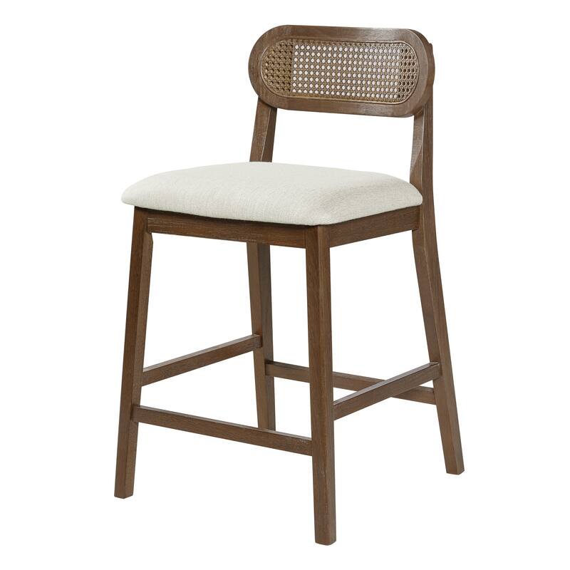Christopher Knight Home - Kavo Modern Counter Height Bar Stools with Padded Seat & Adjustable Foot Glides