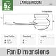 preview thumbnail 9 of 22, Hunter 52" Dempsey Flush Mount Ceiling Fan w/ LED Light Kit, Handheld Remote - Contemporary, Transitional - Low Profile