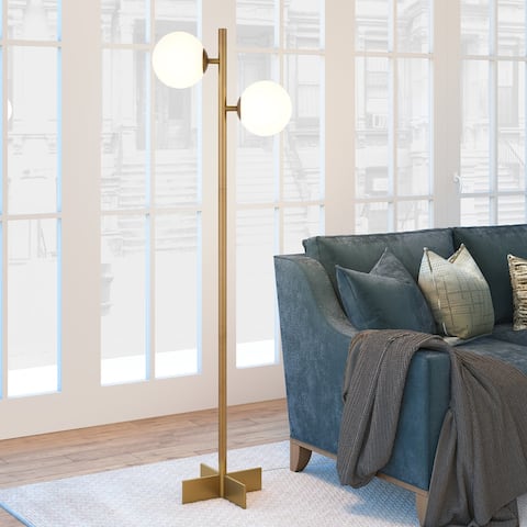 Carson Carrington Saittaniemi 2-light Globe and Stem Floor Lamp