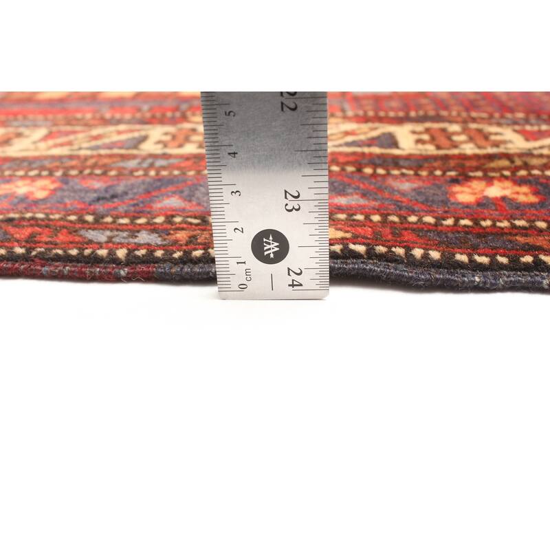 ECARPETGALLERY Hand-knotted Teimani Red Wool Rug - 2'9 x 4'7