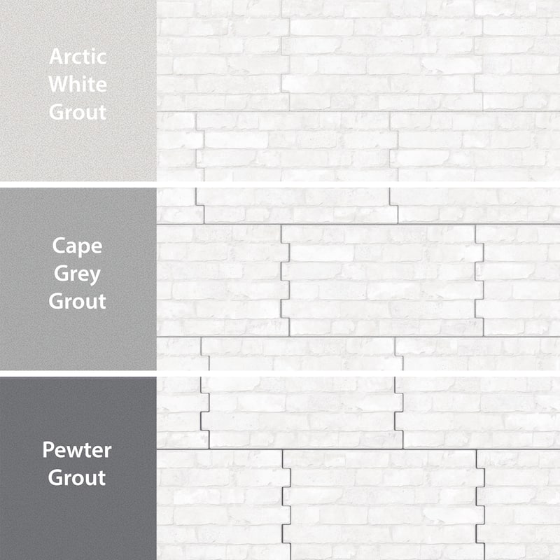 Merola Tile Manhattan Blanco 12-1/4" x 21" Porcelain Wall Tile